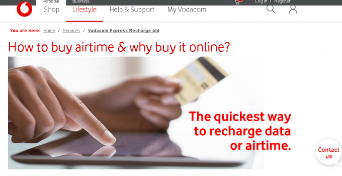 Here are the steps on how to load airtime on Vodacom