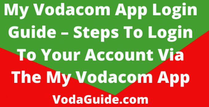 My Vodacom App Login Guide